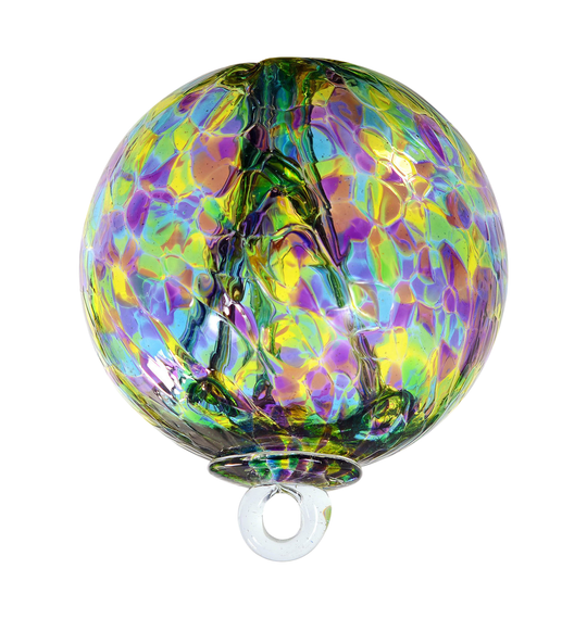 Blue/Purple/Gold Glass Ball