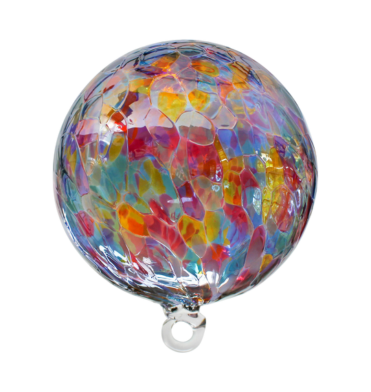 Blue/Silver/Purple Glass Ball
