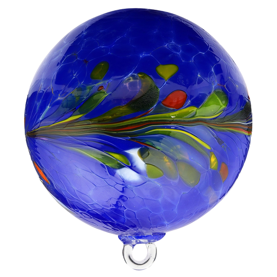 Blue Circus Glass Ball