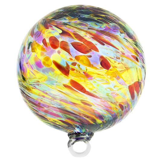 Carnival Colors Glass Ball