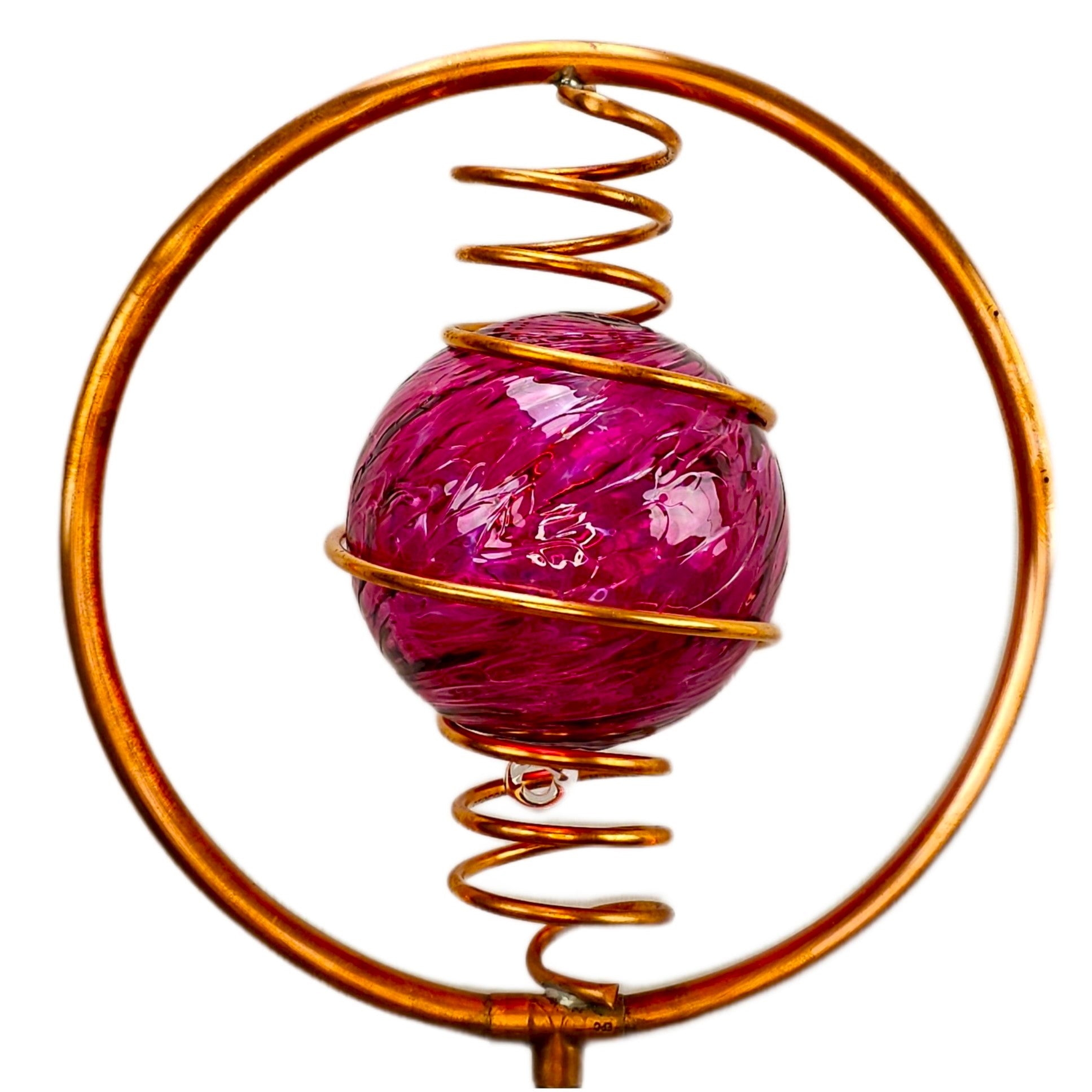 Magenta Glass Ball
