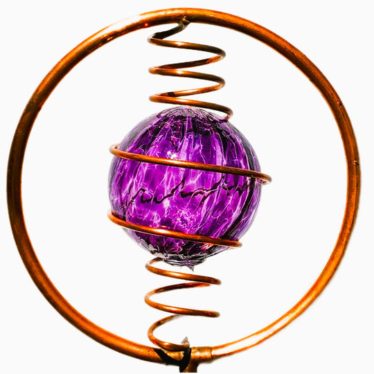 Purple Glass Ball